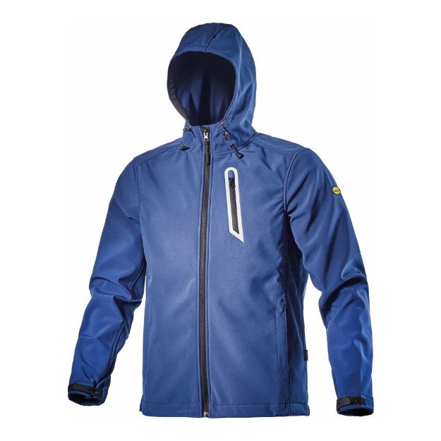 Immagine di Diadora Giacca Softshell Sail Blu Polvere - 159632M-60064