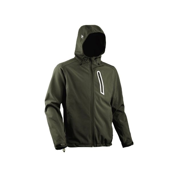 Immagine di Diadora Giacca Softshell Sail Verde Mil. - 159632M-70226