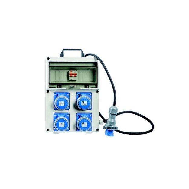 Immagine di Vb Electric Quadro Linea Pl 230V 4 Prese 16A - VB-PL220-4