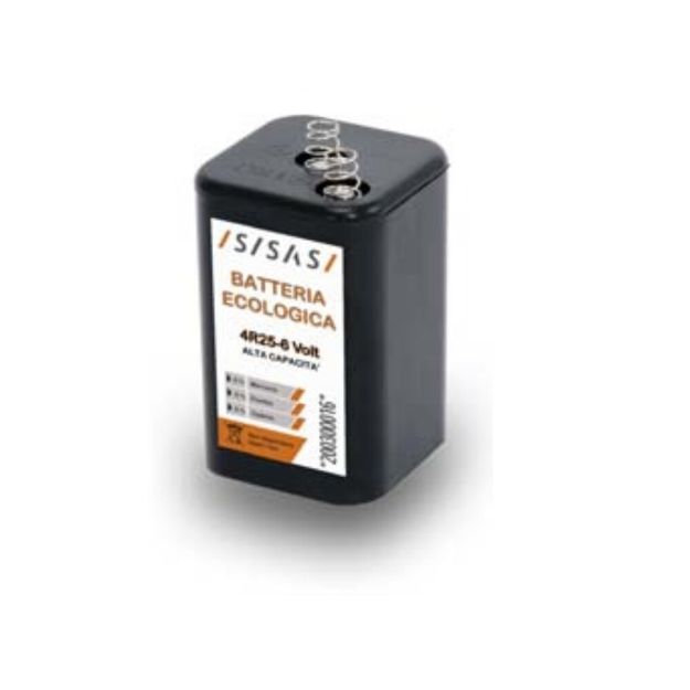 Immagine di Sisas Batteria 4R25 6V 7Ah Ecologica - 200300016