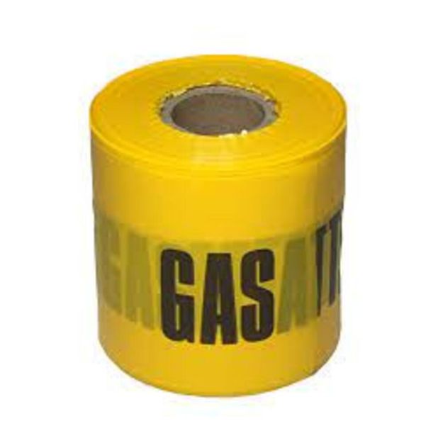 Immagine di De Santis Nastro Segnaletico Giallo Gas Mt.200 - 55093