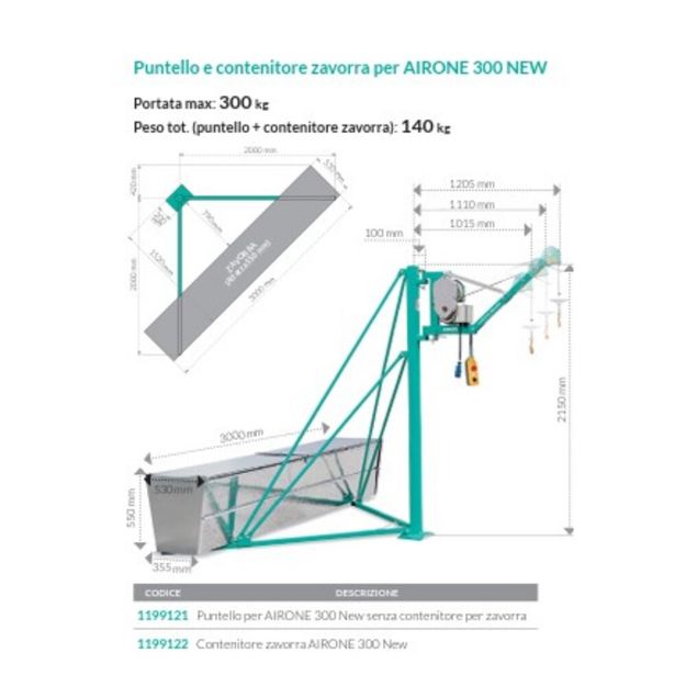 Immagine di Imer International S.P.A. Puntello Per Airone 300 New - 1199121